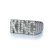 Dolce & Gabbana, zilveren KING ring met strass