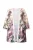 MIAMODA Blouse  beige / donkergroen / lila / donkerlila