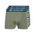 Duck and Cover Heren Amero Boxershorts (Pack of 3) (Groen/blauw/grijs)