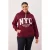 Trendyol Curve Dames Bordeaux Grafisch Lang Regular fit Grote maten Sweatshirts