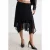 TRENDYOLMİLLA Dames Zwart Effen Midi Zeemeermin Rokken