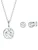 Rafaela Donata Sieraden set  zilver / transparant