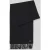 Boss Sjaal van wol met logodetail