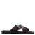 Mango leren slippers – bordeaux