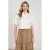 NUKUS blouse met pailletten ecru