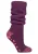 Heat Holders Dames antislip thermo bedsokken – Wijn (Traag)