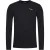 Pepe Jeans Heren Crew Neck Slim T-shirt met lange mouwen (Zwart)