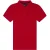 Farah Bugsworth-poloshirt met korte mouwen en borduursel voor jongens (Donkerrood)