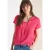 Cecil Dames Blouse met korte mouwen en structuurmix in Rood