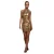 Glitterned Uitsluitend Vrouwelijke Mouwloze Jurk Goddiva