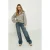 Frankie&Liberty hoodie met backprint grijs melange