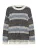Vero Moda Petite Trui ‘VMTIFFANY’  beige / lichtblauw / zwart