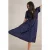 White Stuff Lucy Midi Dress Navy Multi