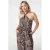 MS Mode jumpsuit met paisley print bruin