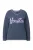 Ulla Popken Sweatshirt ‘Housto’  donkerblauw / lavendel