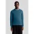 Lyle & Scott pullover met wol fijn gebreid blauw
