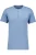 RAGMAN T-Shirt Henley kraag blauw, Effen