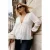 Trendyol Curve Dames Ecru Gestructureerd Lang Regular fit Grote maten Blouses