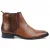 Bruine Chelsea Slip-On Kantoor Enkellaarsjes voor Heren