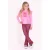B.Nosy flared gebloemde broek – roze/donkergrijs