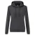 Fruit of the Loom Klassieke Dames Fit Sweatshirt Met Capuchon (Donker Heather)