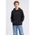 Petrol Industries rechtvallende hoodie met print – zwart