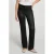Morgan coated bootcut jeans – zwart
