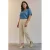 VERO MODA CURVE top medium blue denim