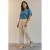 VERO MODA CURVE top medium blue denim