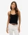 Superdry Vrouwen Studios-hemd met Bandjes Zwart