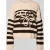 MORE & MORE Gebreide pullover in all-over look met ronde hals