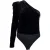 AllSaints Daphne Velvet Bodysu Black