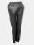 Be  Noble Pantalon ‘Lederhose als elegante Bundfaltenhose’  zwart