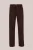 WE Fashion – Heren regular fit smart broek van linnenmix – Regular fit – Donkerbruin – Linnen –