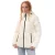 Dames DKNY Packable Jacket met rits in Off White