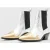AllSaints Denver Stud Boot Silver/gold