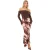 I Saw It First Dames-top met drapering en Bardot-halslijn, lange mouwen (Bruin)