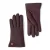 Isabel Bernard Isabel Bernard Honoré Eleanor donkerbruine leren handschoenen van geitenleer IB67000-331-8
