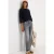 Cecil Dames Slub Shirt met ronde hals in Blauw