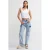 Hoogwaardige Wijde Cargo Jeans met Hoge Taille