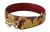 Geel Rood Leren Gouden Schouderriem