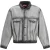 Diesel Grijs Katoenen Denim Jas