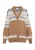 usha Gebreid vest Dames Camel Veelkleurig