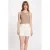 Morgan gemêleerde top met glitters – beige
