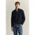 GANT Cotton Rib Half Zip Evening Blue