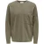 Only Heren Sweatshirt met Ontspannen Hals (Taupe)
