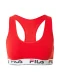FILA Sport bh  donkerrood / zwart / wit