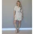 Elvira Collections blousejurk met ceintuur – beige