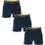 Farah Heren Boxershort (Pakket van 3) (Marine)