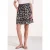 Street One Dames Knielange chiffonrok met print in Beige